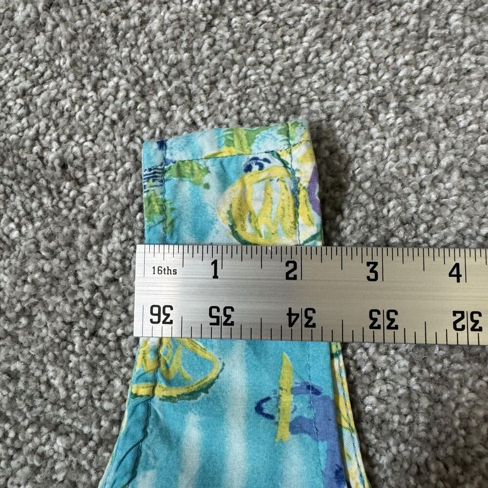 Vintage Big Hed Designs Dress Womens Small Blue Floral Sundress USA 90s Y2K - Picture 10 of 10